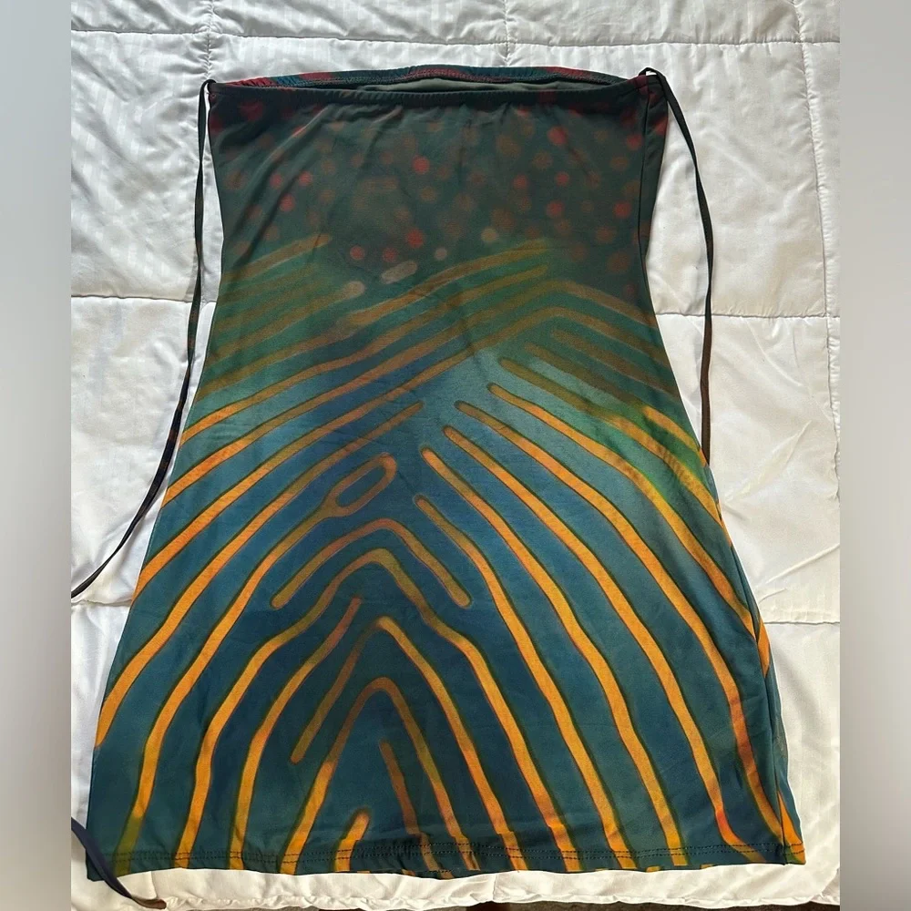 NWT With Jean 'Scarlett' Dress in Fushi - Picture 7 of 9